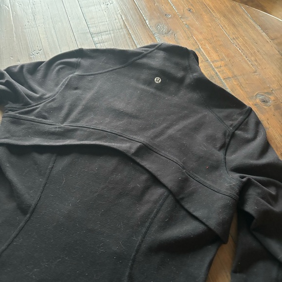 Lululemon Athletica size 8 solid black half zip define pull over - Picture 13 of 16
